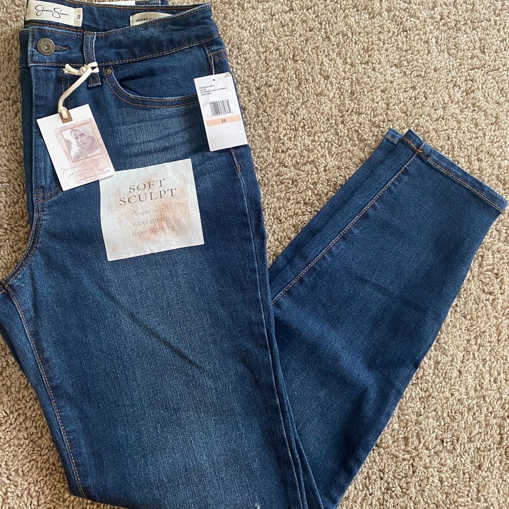 Jessica Simpson high rise ankle jeans size 28